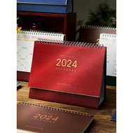 ~~ 2024~desk Calendar Calendar Wall Calendar 2024 Upgraded Desk Calendar Simple Retro Creative Business Office Calendar Monthly Calendar with Lunar Cal