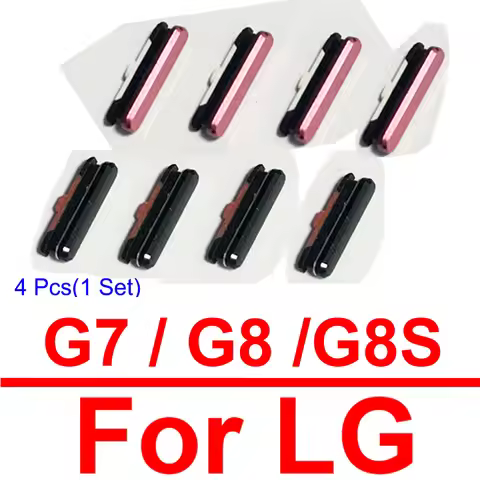 4PCS/Lot For LG G7 G8 G8S G8X Power Volume Side Buttons On Off Power Volume Small Side Keys Replacem