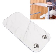 ssrroo Luqeeg Removable Boat Table Top  31.5x15.7in RV with 2 Cup Holders Aluminum Alloy Edge Height