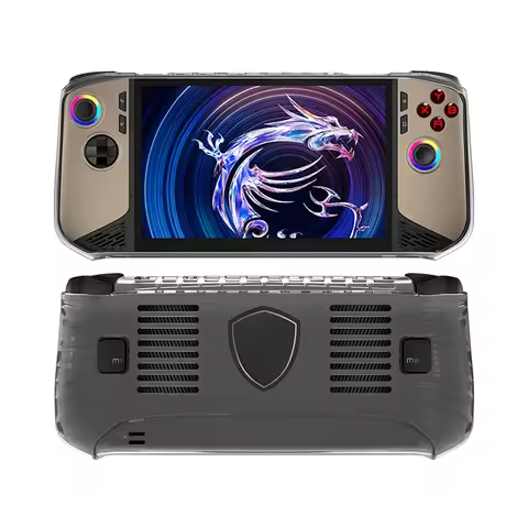 For MSI Claw 8 AI+ Soft TPU Case Transparent TPU Protective Cover Anti-Scratch Anti-slip for MSI Cla