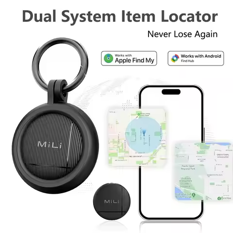 LiTag Duo Tracker Tag MiLi Smart Tag Item Finders Compatible with IOS Find My or Google Find Hub App