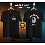 STUSSY DISTRO TSHIRT PREMIUM QUALITY BATHING APEa DISTRO