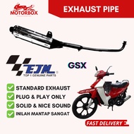 100% ENGJAYA SUZUKI GSX 110 STANDARD EXHAUST PIPE - GSX110 GS-X EX PIPE COMP ASSY EKZOS EXZOS EXOS M