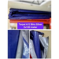 Terpal Roll A12 Biru Silver