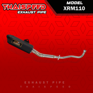 THAI SPEED Power Pipe/Muffler Pipe with Elbow for HONDA XRM110/XRM125 High Quality and Heavy Duty Mo