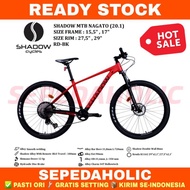 Sepeda Gunung 27.5 / 29 Inch MTB SHADOW NAGATO Deore 12 Speed Rem Hidrolik Garansi 5 Th