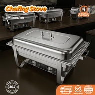 Okkingkitchen Chafing Dish Buffet Stainless Steel Food Serving Container Buffet
