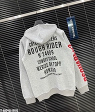 Áo Khoác Hoodie zip  D.S.Q. 2 In Chữ Đỏ Siêu Đẹp - Áo Khoác Hoodie Zip DSQ2 In Chữ Sau Lưng 