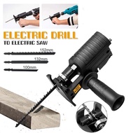 Electric Drill Jig Saws Connector Woodwork Cutting Electric Drill Reciprocating Saw with Converter Curve Saw Conversion