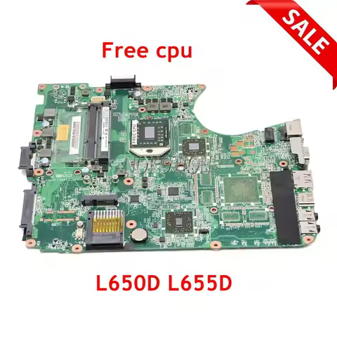 NOKOTION laptop Motherboard For Toshiba Satellite L655D L650D A000079130 DA0BL7MB6E0 Mainboard DDR3 