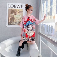 【In Stock】 Dress Baby Girl Clothing 2022 new summer skirt long T-shirt 9TN6