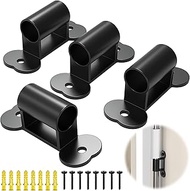 IRENPORU 4 Pack Black Fence to Wall Anchor Compatible with FXW Dog Playpen, Dog Playpen Accessory Wa