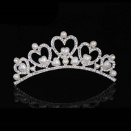 Princess Crystal Tiaras และ Crowns Girls Girls Love Bridal Prom Crown Crown Wedding Accessiories เคร