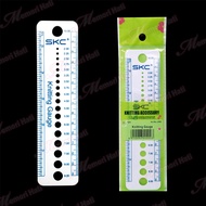 Pembaris Jarum Tolok Mengait SKC 2mm - 10mm / SKC 2mm - 10mm Knitting Gauge Needle Ruler