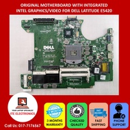 DELL LATITUDE E5420 MOTHERBOARD WITH INTEGRATED INTEL GRAPHICS/VIDEO 006X7M 01T9GY 0651YY (REFURBISH