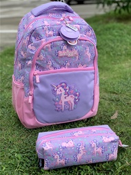 [READY STOCK] [ORIGINAL]Smiggle Backpack Pink unicorn School supplies Storage bag pencilbox pencilbag Gift for students and children