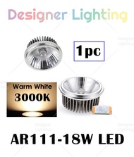 Designer Lighting [AR111 LED Bulb] Spotlight Bulb [18W SIRIM] High Power Coolwhite Warmwhite 4000k 3