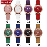 HW Casual Luminous Women Watch Leather Strap Quartz Wrist Watches C3T5