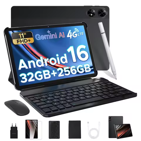 DOOGEE Tab G6+ Tablet 11 inch Android 16 Gemini Al FHD+ Display 8000mAh Battery 32GB+256GB Widevine 