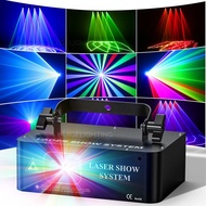 Voice Control Full Color Animation Laser Light ktv Spotlight Bar Wedding Party Party Scan Light ktv 