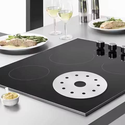 2Pcs Stainless Steel Heat Induction Disk 13cm Adapter Plate for Cookware Cooking Heat Conduction She