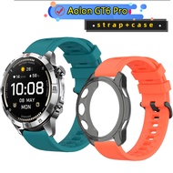Aolon GT6 Pro case Screen protector Aolon GT6 Pro strap Silicone strap for Aolon GT6 Pro Smart Watch