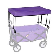 GWXTC Folding Wagon Folding Outdoor Hand Push Portable Trolley Cart Accessories - Awning Canopy, for Shopping/Camping (Color : Purple)