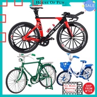 High quality products ♖Mini 1108 Alloy Bicycle Model Metal Finger Mountain Bike Bend Road Racing Simulation Bicycle Toys Mainan Budak Kanak♟