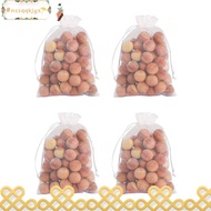 Cedar Balls for Closets and Drawers Natural Cedar Balls for Clothes Storage 96PCs with 4 Satin Bags 
