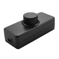 Inline LED Dimmer Switch Built-in Rotary ON/OFF and Knob Control Dimmer for Dimmable 3-100W LED/Inca