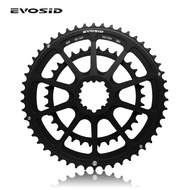 EVOSID สําหรับ GXP แผนที่ห่วงโซ่จักรยาน 50-34 T 52-36 T 53-39 T ความเร็วคู่ Chainwheel DIRECT MOUNT