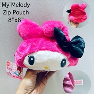 Zipper Bag Very Soft My Melody 8 Can Be Used With IPhone Pro Mac. Zip Pouch Sanrio 2012 Rare item Wi