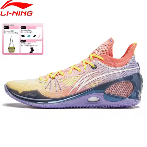 Li-Ning Men's WADE 808 3 ULTRA V2 Professional Basketball Shoes BOOM Springy Heel Support LiNing Dur