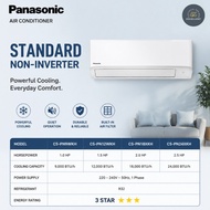 PANASONIC 1.0/1.5/2.0/2.5HP CS-PN9/PN12/PN18/PN24 WKH Standard Non-Inverter R32 Air-Conditioner