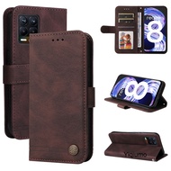 Yiqiumo Luxury Flip Leather Phone Case OPPO Realme 7 8 7i C20 C11 C15 C12 C20A V5 Q2 C25 C25S Reno 4