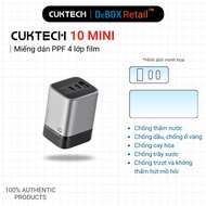4-layer PPF film sticker for CUKTECH 10 Mini AD1203P Charger, scratch-resistant, anti-slip, waterpro