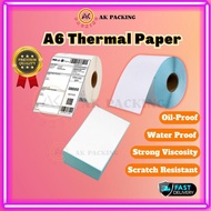 AKPACKING A6 Thermal Paper A6 Airway Bill Paper Awb 100mm x 150mm Roll