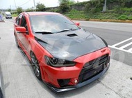 ☆HH西岸國際☆三菱 FORTIS 鯊魚頭 改 EVO X EVO10 碳纖維 CARBON 輕量化 引擎蓋