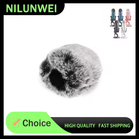 Blue Yeti Pop Filter for Blue Yeti Microphone, Yeti Foam Windscreen with Dead Cat Blue Yeti Mic Cove