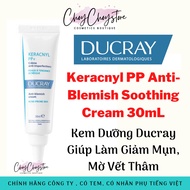 Kem Dưỡng Ducray Keracnyl PP + Soothing Cream 30mL Giúp Mụn Giảm Thâm (Tem DKSH)