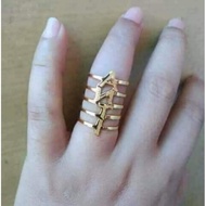Custom Name Spiral Ring Long Ring/