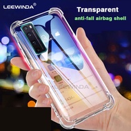 LEEWINDA For Huawei Nova 2 Nova 2S Nova 3i 3e Nova 3 Nova 4e Nova 5i 5T Nova 5Z Nova 7SE 7i 6se Nova 6 5G Pro Lite Plus Phone Case，Clear Shockproof Bumper Cover Transparent Silicon TPU Casing