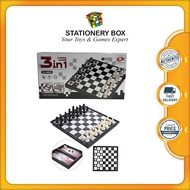 Magnetic 3 in 1 Games folding portable for Friends and family (S2201-2C)