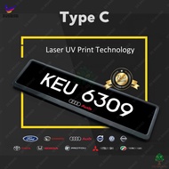 Nombor Plat Kereta /Car Number Plate 2D /  Auto Car Plate / Tulisan Tanam