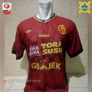 LOKAL MERAH PSS Sleman 3rd 2017 Liga 2 Gojek THIRD Maroon Red Retro Printing Local Jersey