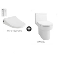TOTO OMNI+ One Piece Toilet Bowl CW895PJ with Washlet TCF34320GSG SET