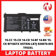 HP TF03XL PAVILION 15-CC 15-CD 14-CD 14-BF 14-BK 15-CK BF166TX HSTNN-LB7J 920070-855 LAPTOP BATTERY