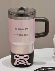 星巴克✖️芭蕾龐克Stanley吸管杯 星巴克朋克芭蕾系列 陶瓷杯 蝴蝶結吸管杯 Starbucks