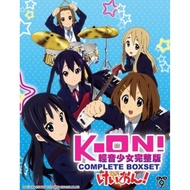 K-ON  COMPLETE  BOXSET  ( SEASON 1 + 2 + THE  MOVIE + 5 OVA DVD X 4 ) ANIME