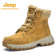 จี๊ป | รองเท้าบู๊ตหิมะ Jeep Official Mens Snow Boots รองเท้าลำลอง รองเท้าทำงาน กันลื่น กันกระแทก หนา